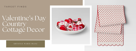 Valentine's Day Cozy Country Cottage Home Decor Finds