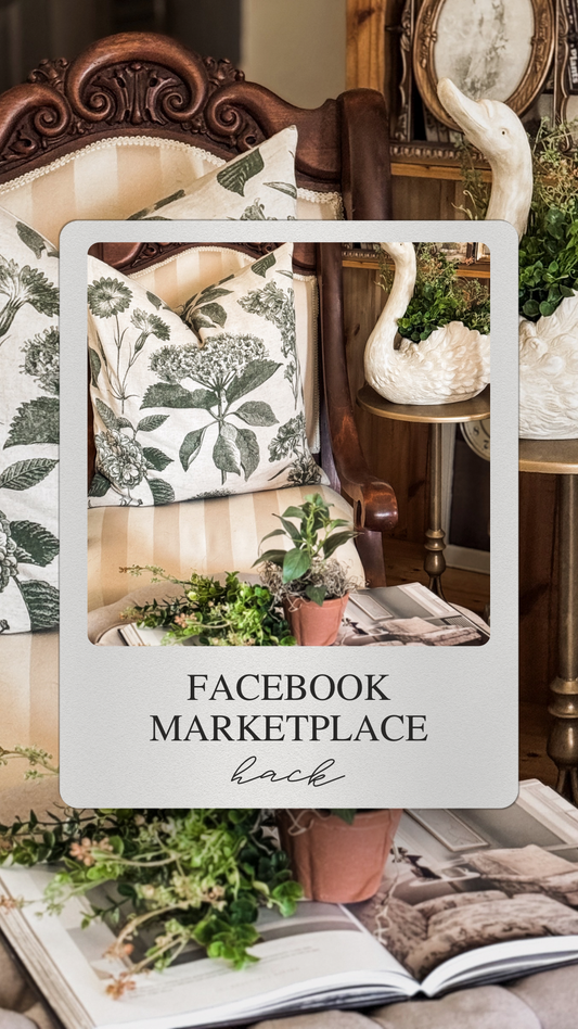 Thrifting Online: My Favorite Facebook Marketplace Hack