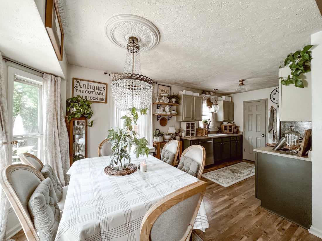 Moody Cottage Kitchen Cabinets