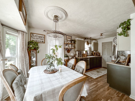 Moody Cottage Kitchen Cabinets