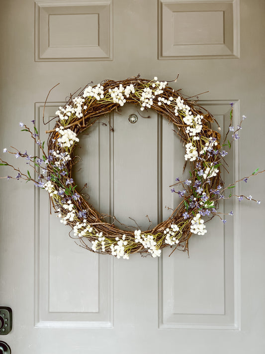15 Minute Spring Wreath DIY
