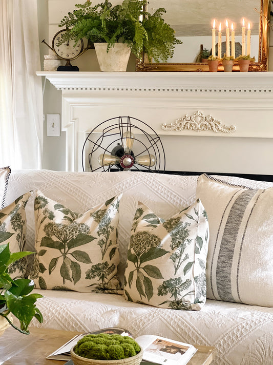 A Cottage Style Glow: Terracotta Candle DIY & My Favorite Under $10 Pillow Covers