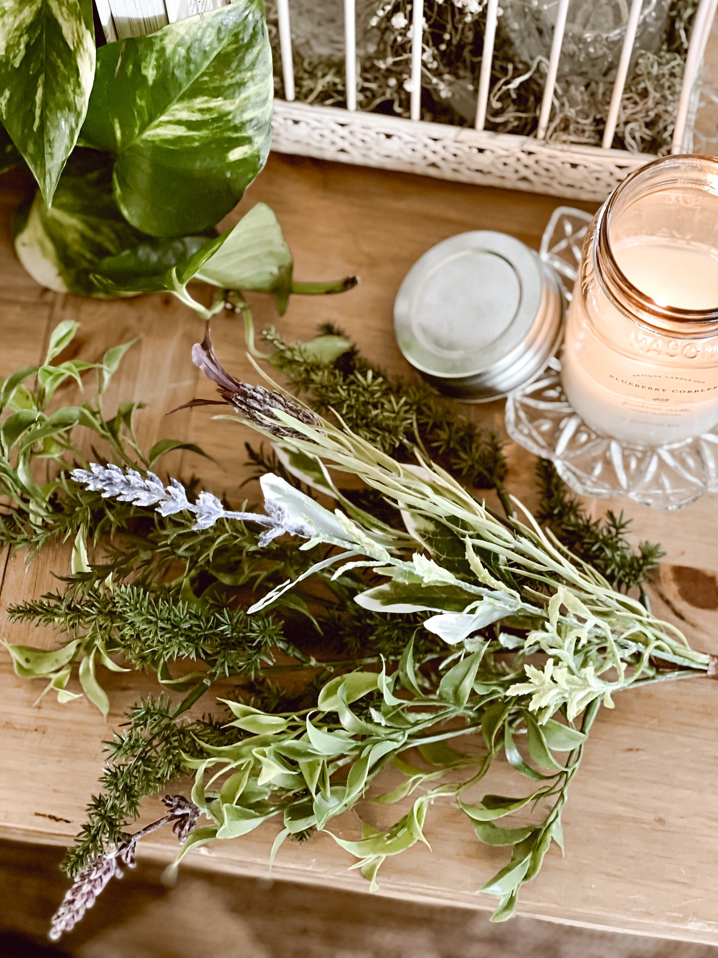 18” Herb Floral Stem