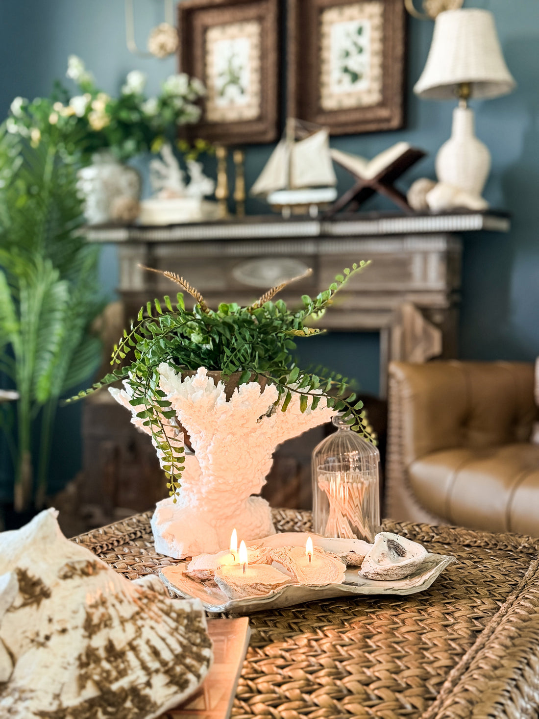 A Coastal Summer Oyster Candle DIY