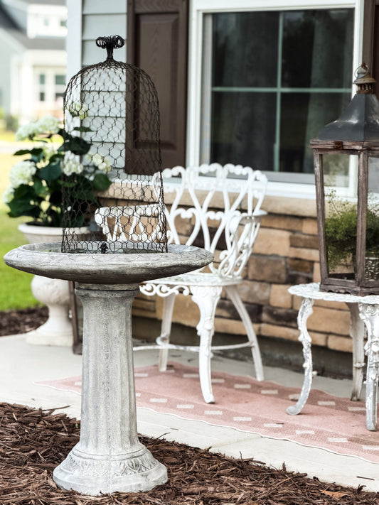The Easiest DIY Cottage Garden Fountain
