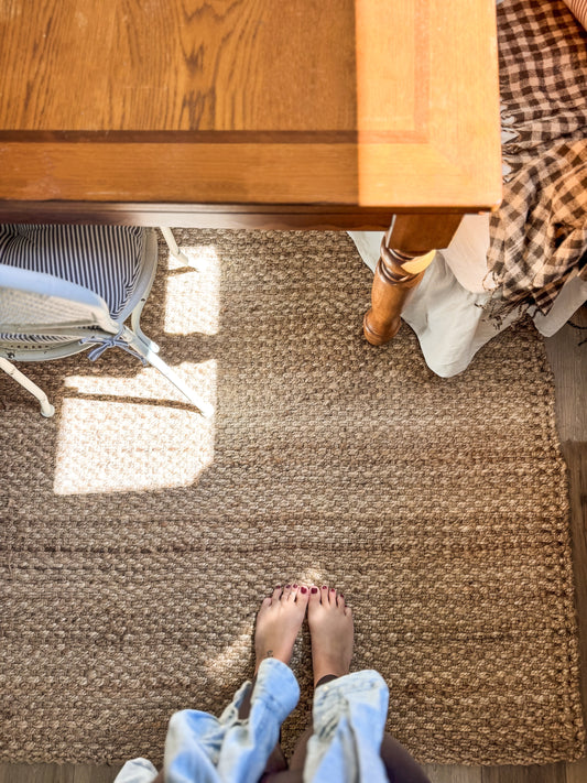 My New Jute Rug from Decor Steals