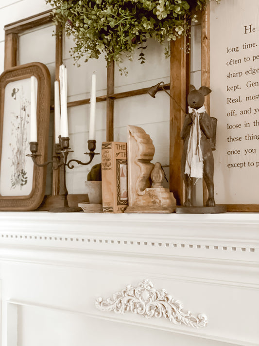 Budget Friendly Fireplace Makeover